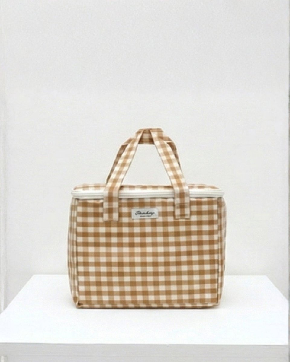 ギンガムチェック 保冷ランチバッグ　CH1012 - Chamule
