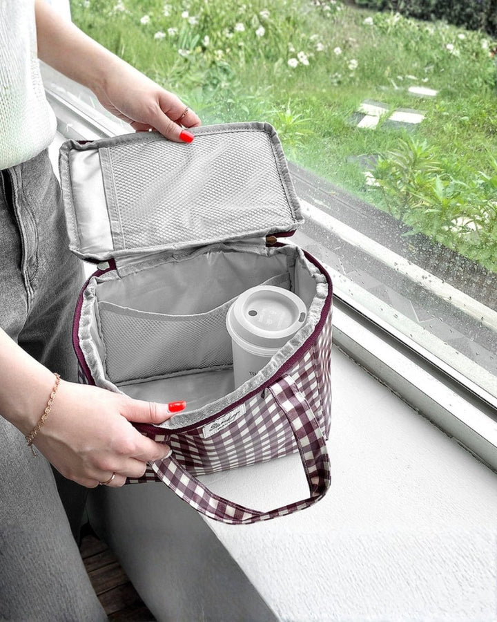 ギンガムチェック 保冷ランチバッグ　CH1012 - Chamule