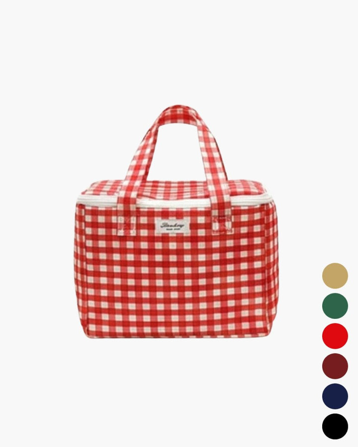 ギンガムチェック 保冷ランチバッグ　CH1012 - Chamule