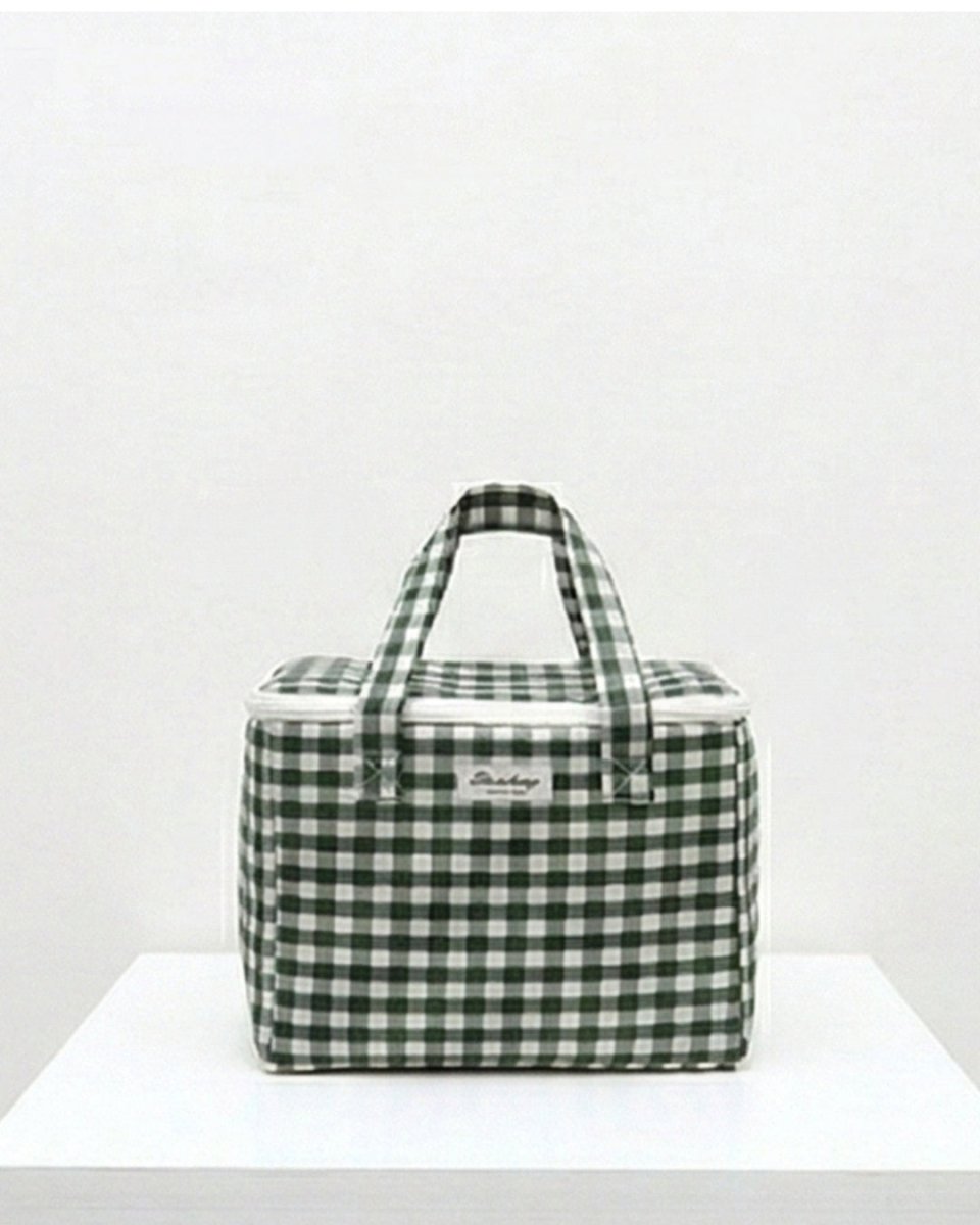 ギンガムチェック 保冷ランチバッグ　CH1012 - Chamule