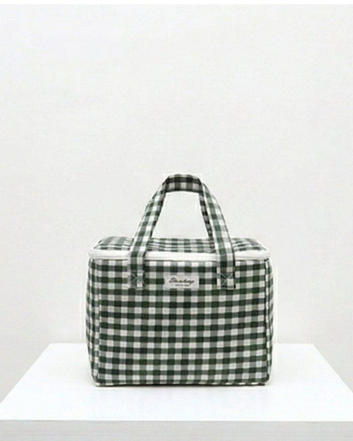 ギンガムチェック 保冷ランチバッグ　CH1012 - Chamule