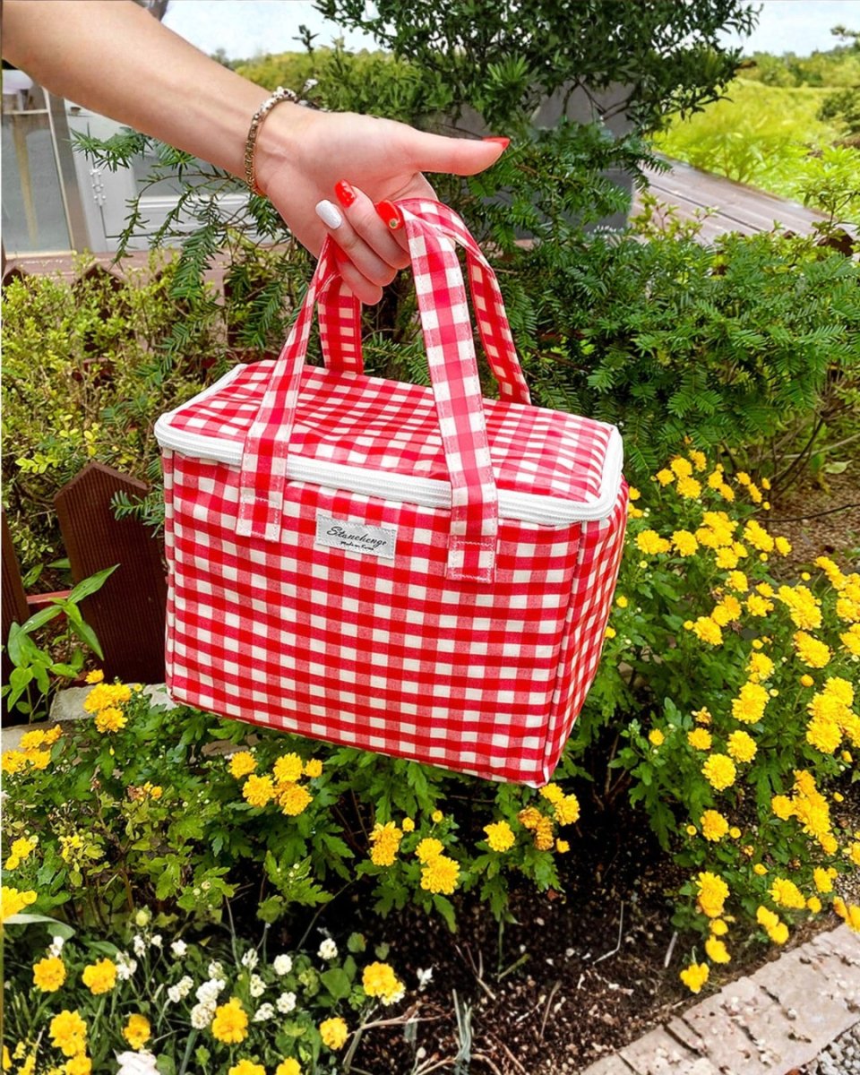 ギンガムチェック 保冷ランチバッグ　CH1012 - Chamule