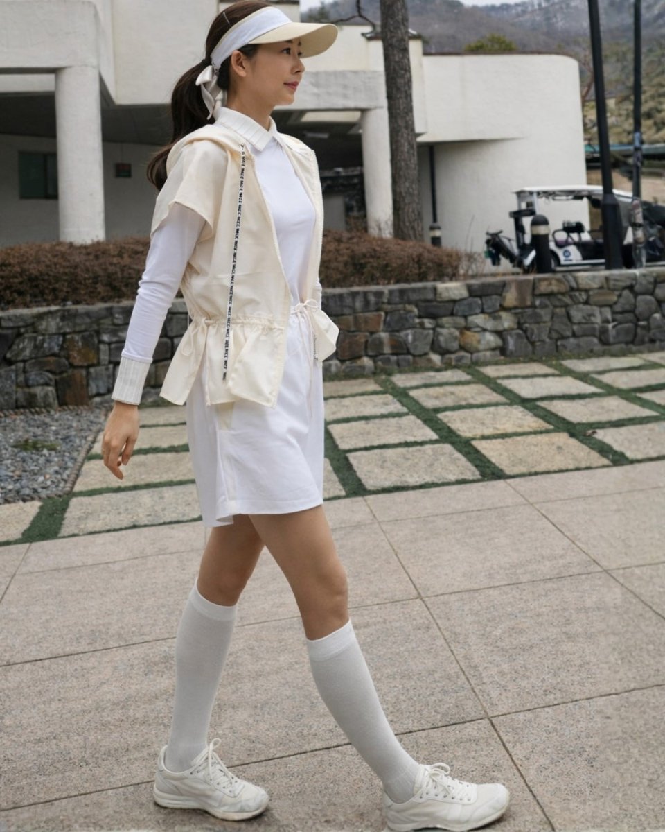 美シルエットフレアゴルフジャンパー　CH1013 - Chamule