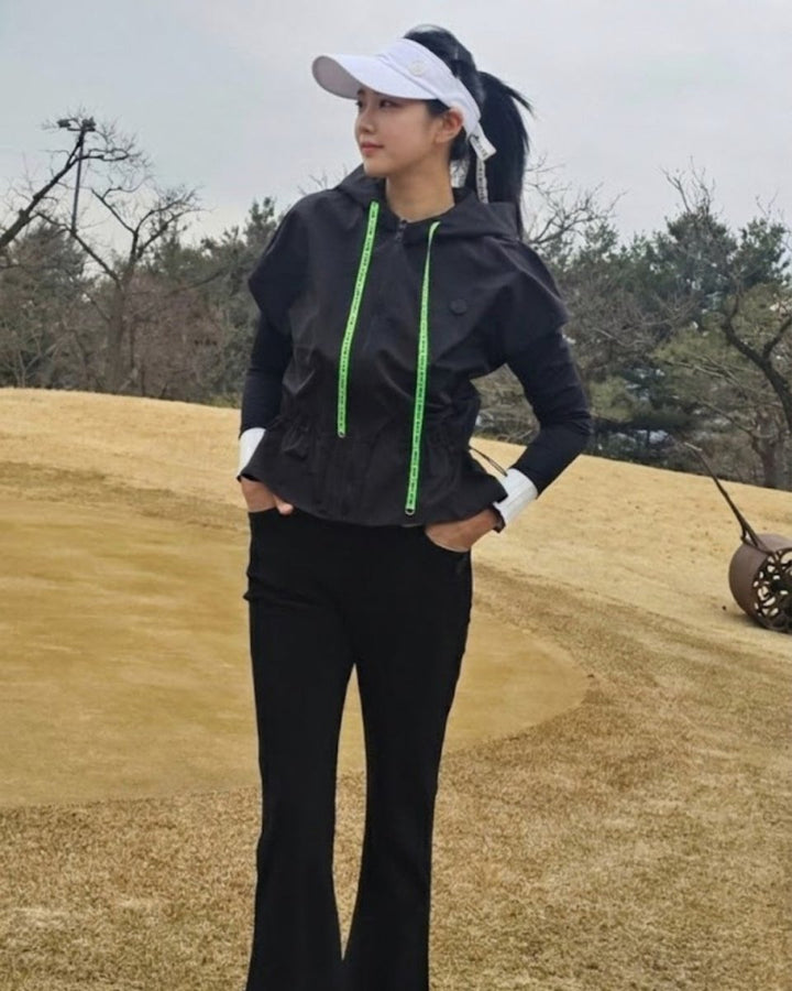 美シルエットフレアゴルフジャンパー　CH1013 - Chamule