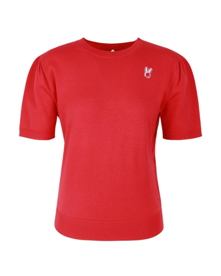 バックリボン 半袖ニットトップス　CH1014 - Chamule