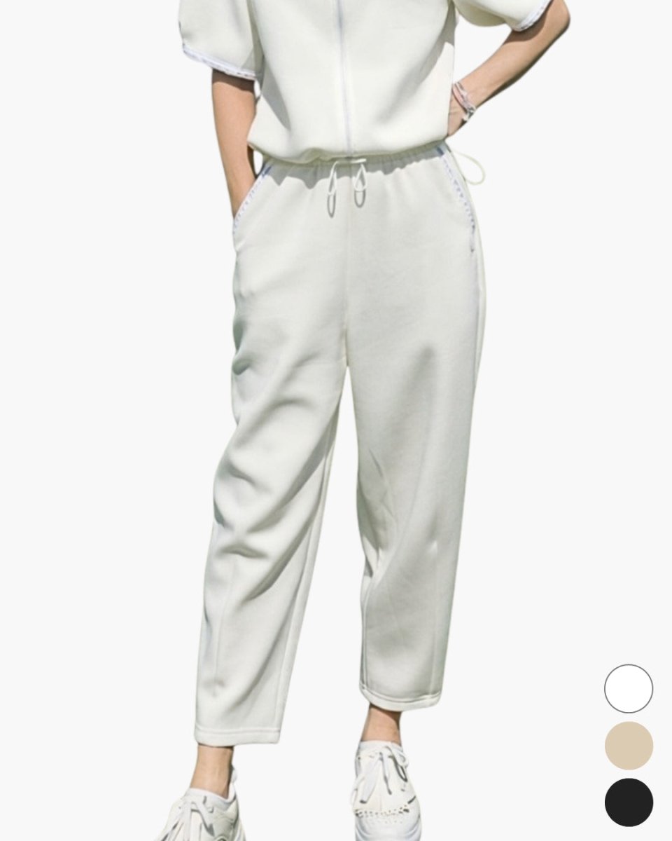 ドローストリング テーパードパンツ　CH1025 - Chamule