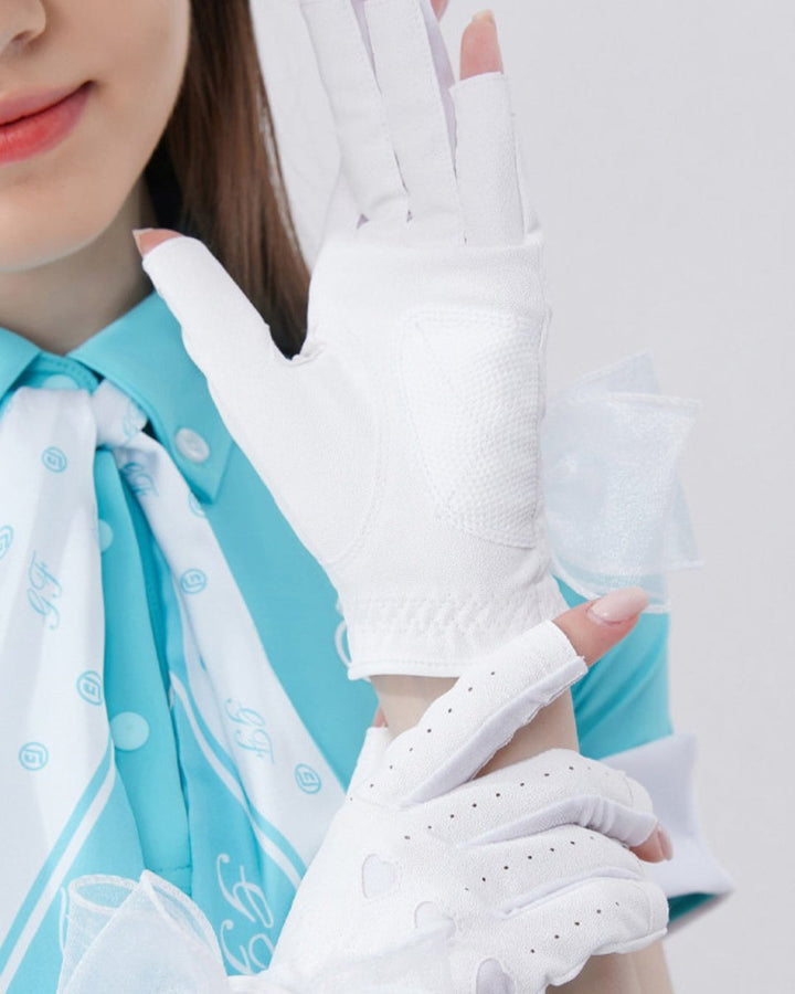 レースリボンデザイン ゴルフグローブ　CH1039 - Chamule