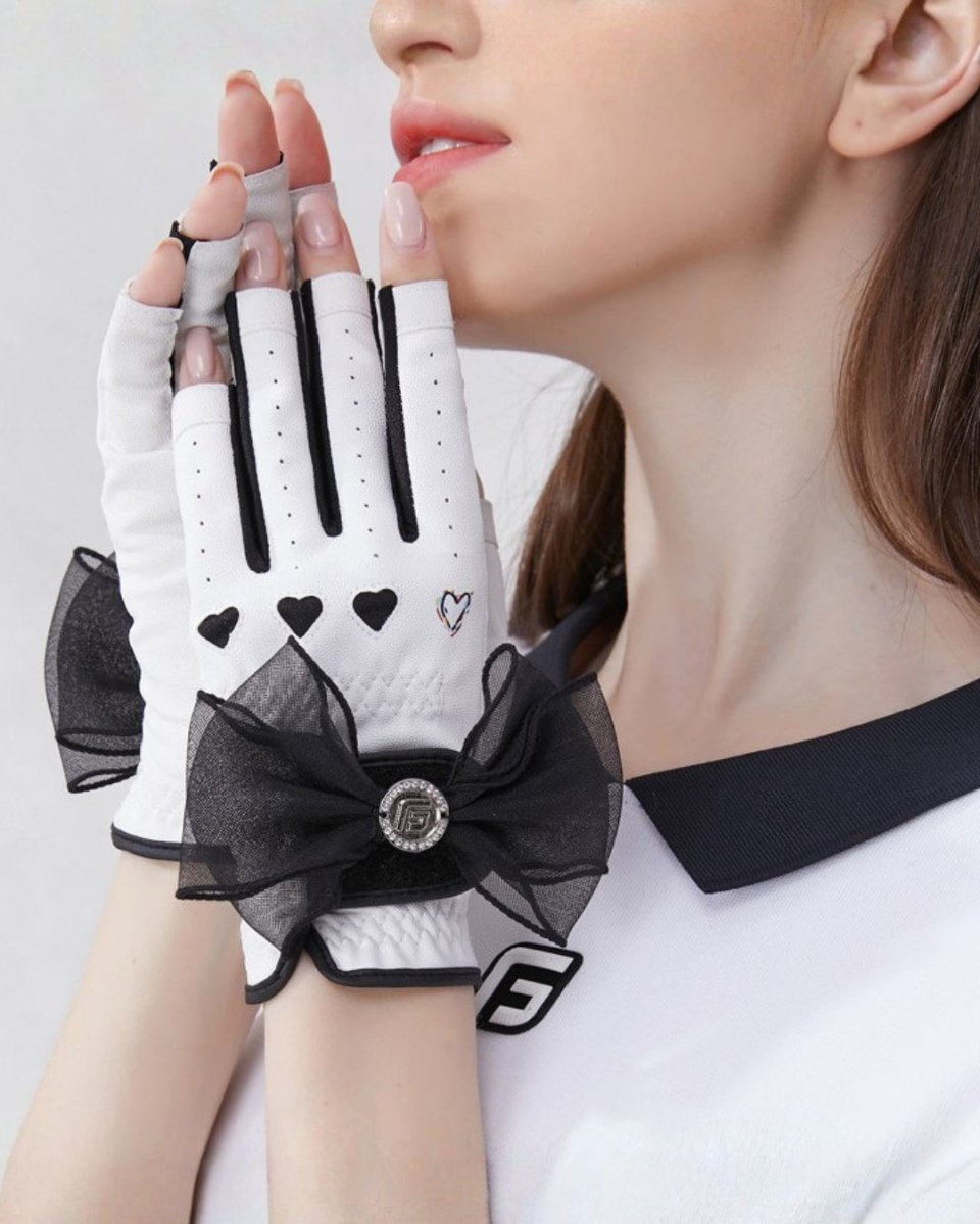 レースリボンデザイン ゴルフグローブ　CH1039 - Chamule