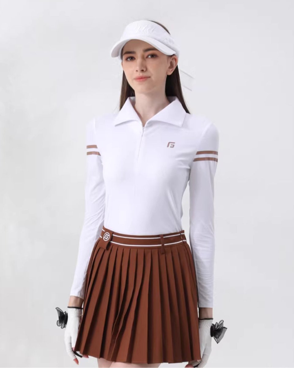 ラインポロトップス＆プリーツスカート【セットアップ可】　CH1040 - Chamule