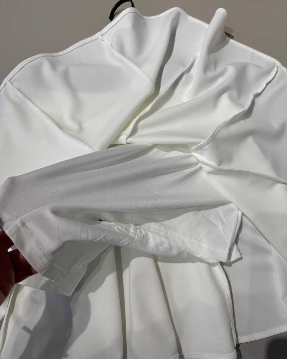 フレアプリーツミニスカート　CH1050 - Chamule