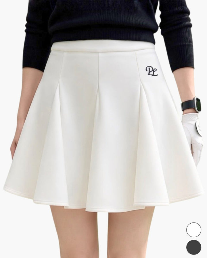 フレアプリーツミニスカート　CH1050 - Chamule