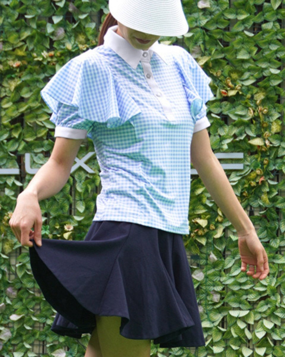 チェックケープゴルフポロ　CH1078 - Chamule