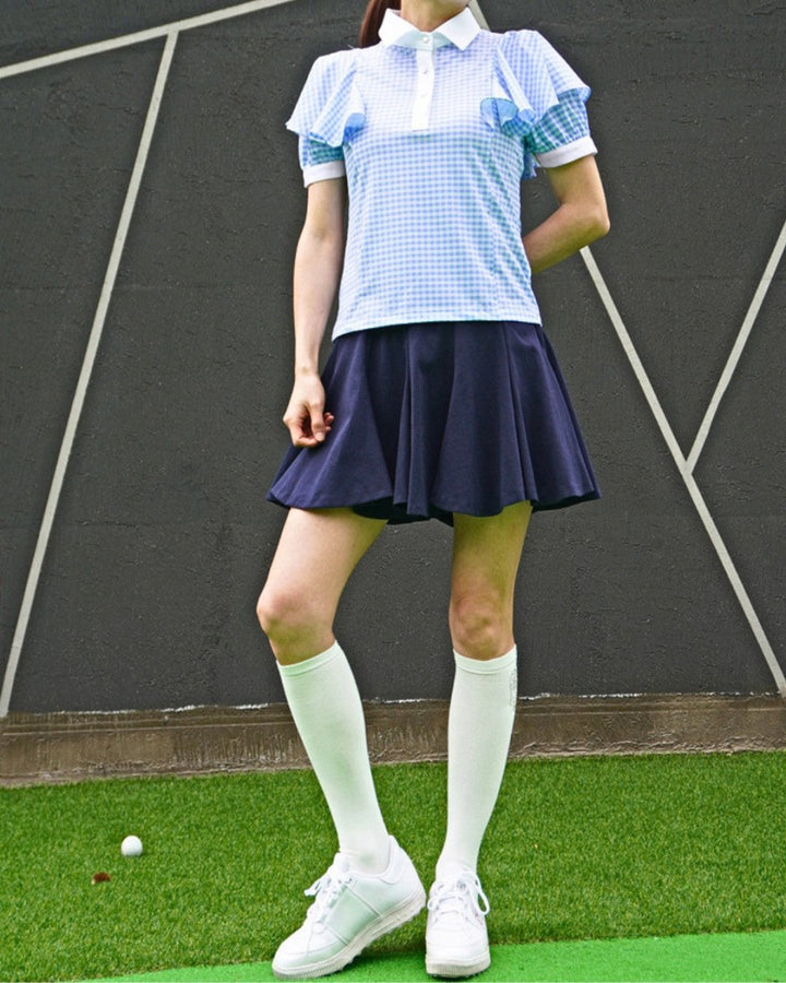 チェックケープゴルフポロ　CH1078 - Chamule