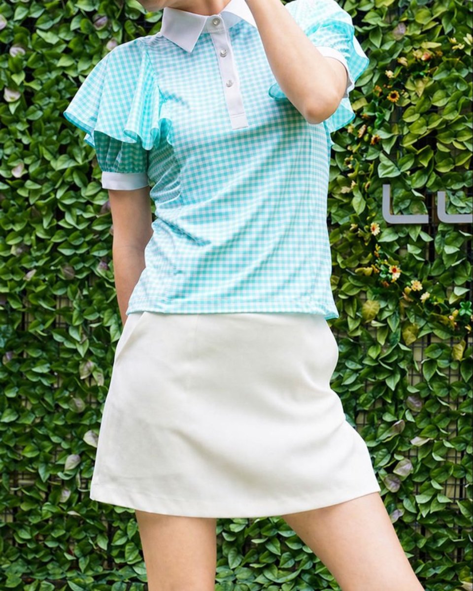 チェックケープゴルフポロ　CH1078 - Chamule