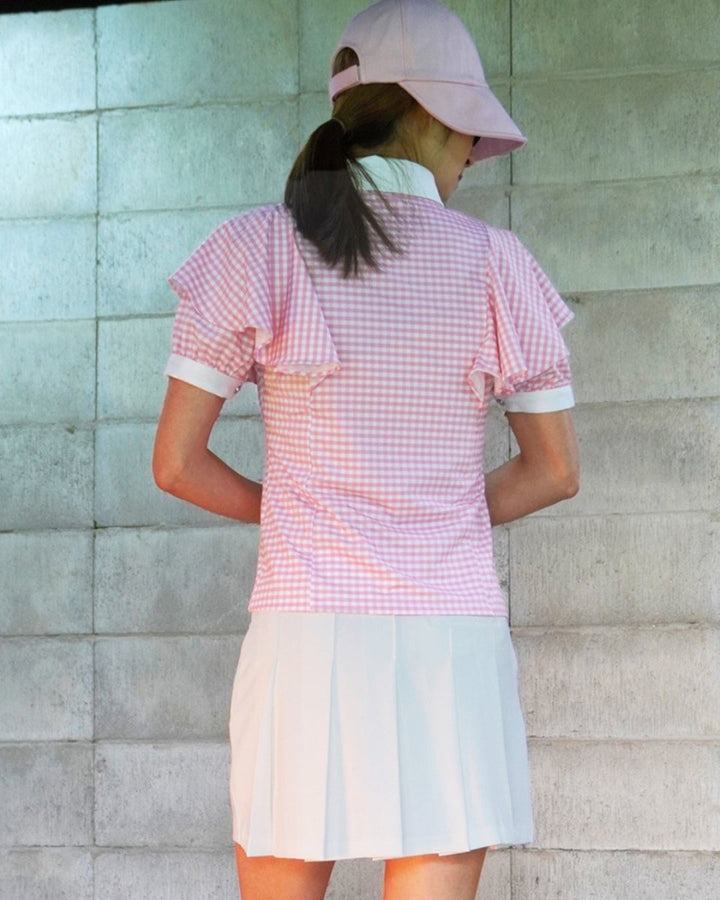 チェックケープゴルフポロ　CH1078 - Chamule