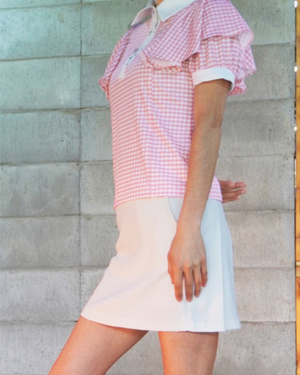 チェックケープゴルフポロ　CH1078 - Chamule