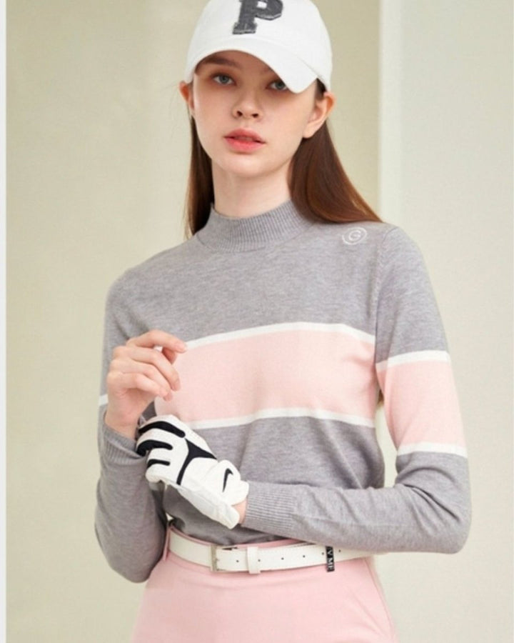 配色ニットゴルフセットアップ【上下別売り】　CH1085 - Chamule