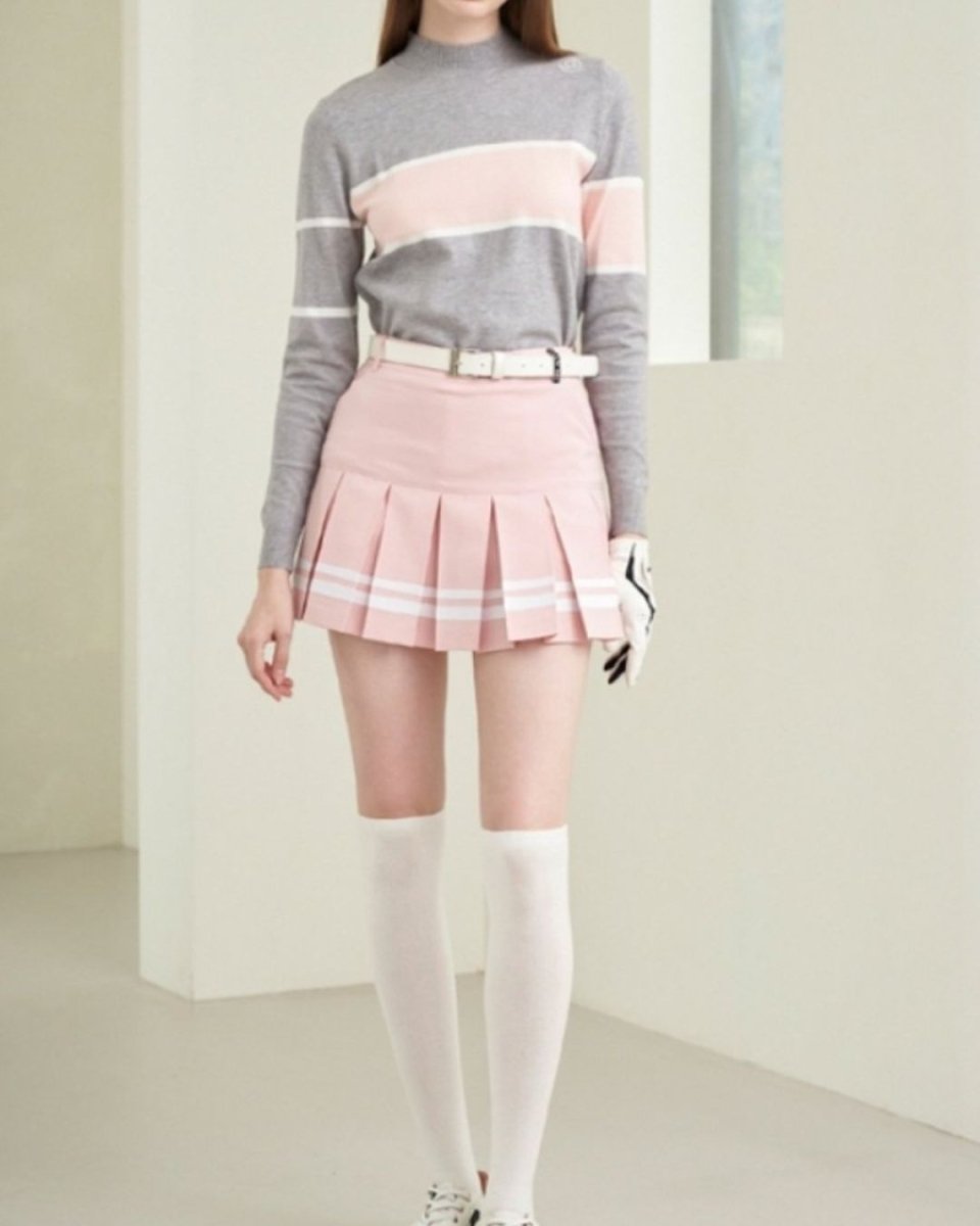 配色ニットゴルフセットアップ【上下別売り】　CH1085 - Chamule