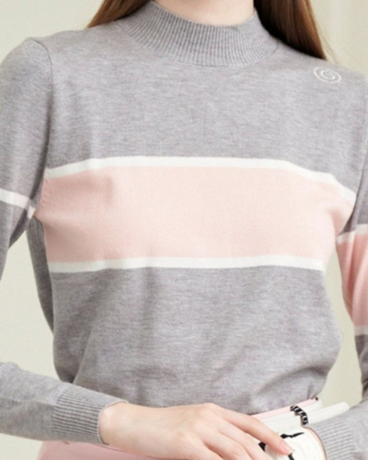 配色ニットゴルフセットアップ【上下別売り】　CH1085 - Chamule