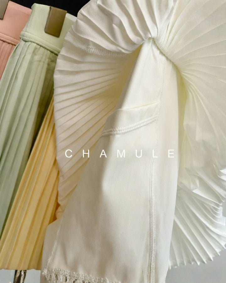 カラフルプリーツセットアップ　CH1199 - Chamule