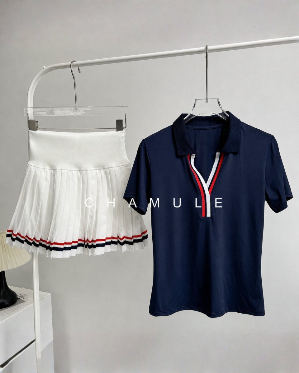 トリコロールライン プリーツセットアップ　CH1200 - Chamule