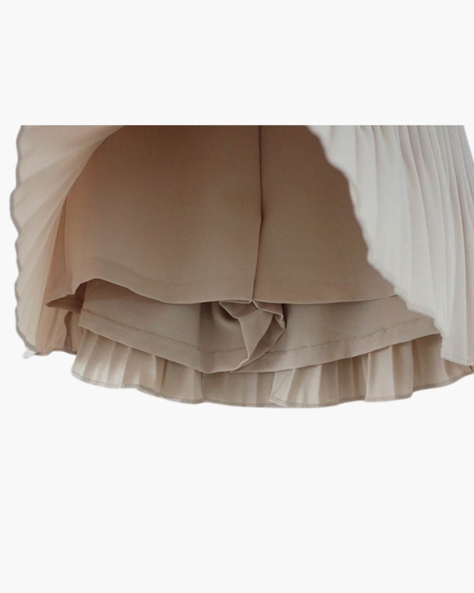 インナーパンツ付き　プリーツスカート CH277 - Chamule