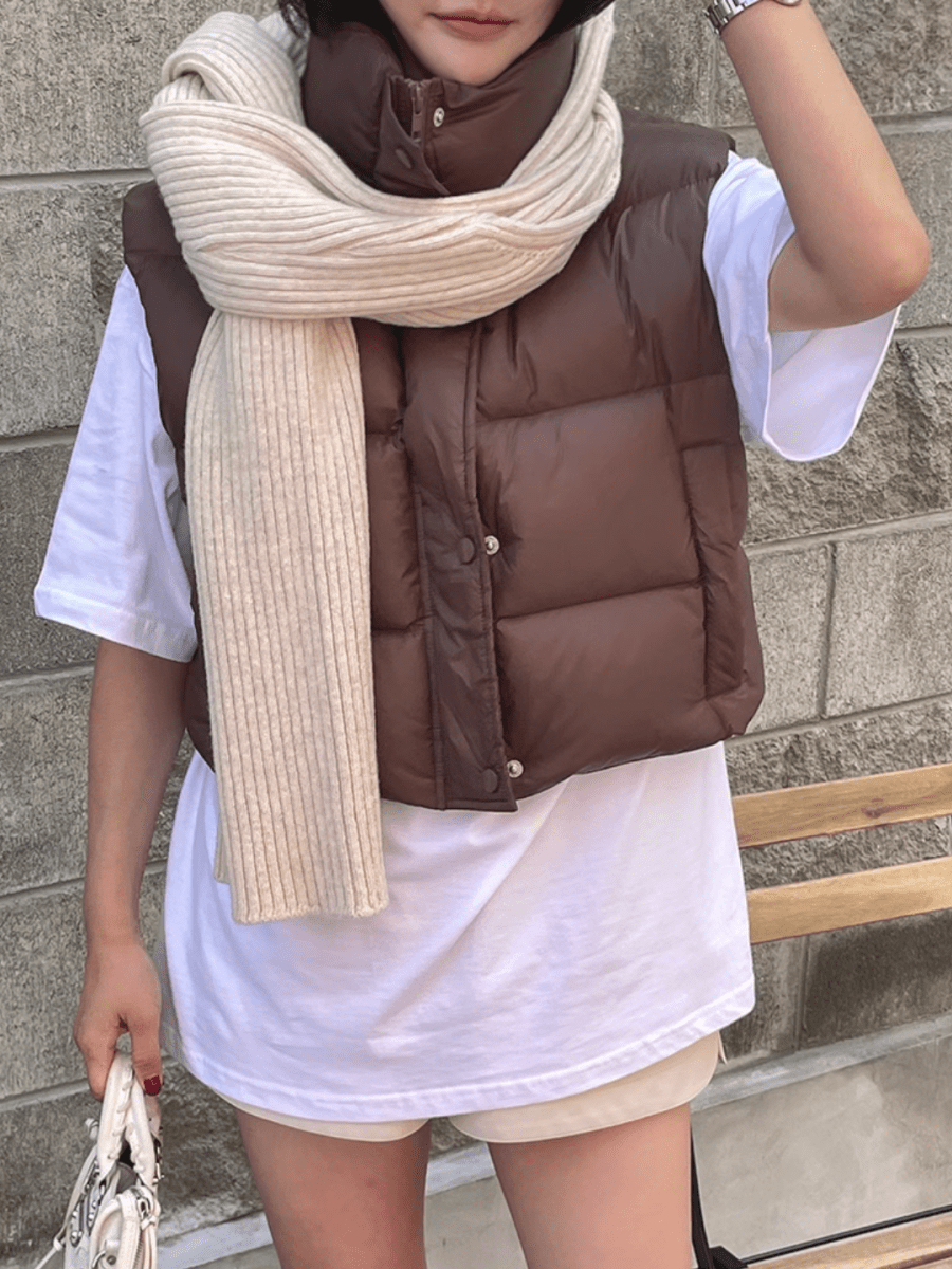 ショートダウンベスト CH491 - Chamule