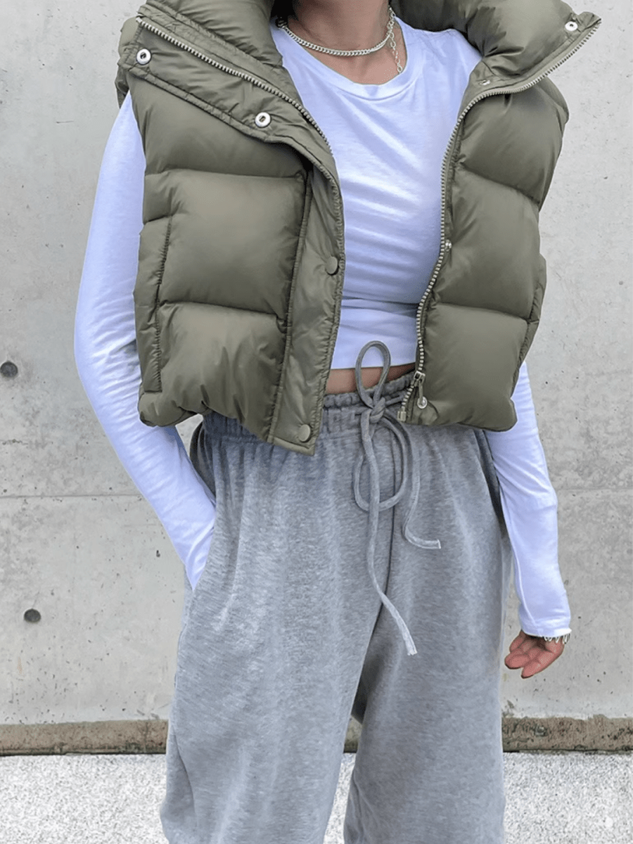 ショートダウンベスト CH491 - Chamule