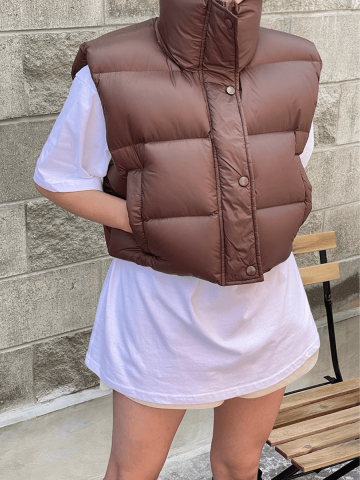 ショートダウンベスト CH491 - Chamule