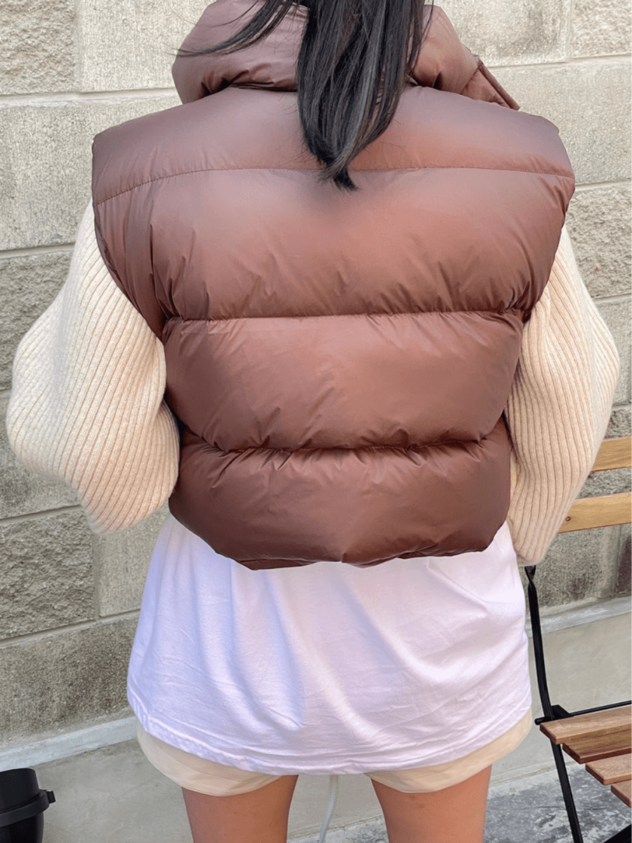 ショートダウンベスト CH491 - Chamule