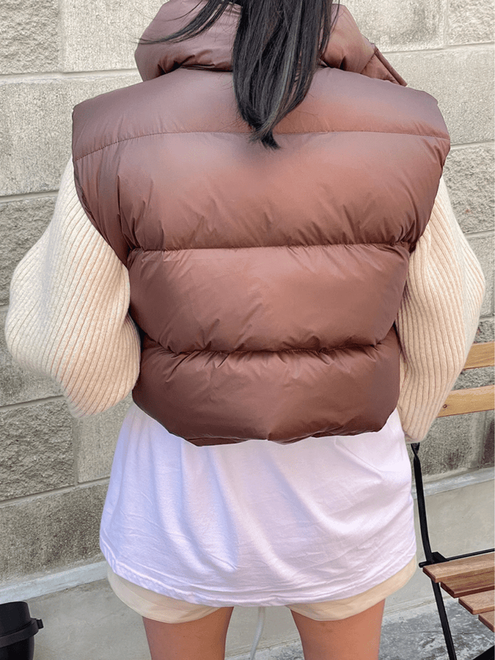 ショートダウンベスト CH491 - Chamule