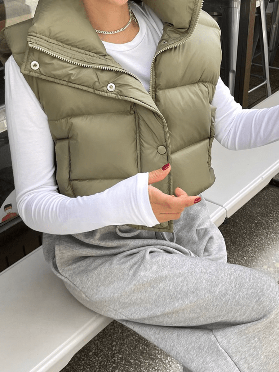 ショートダウンベスト CH491 - Chamule