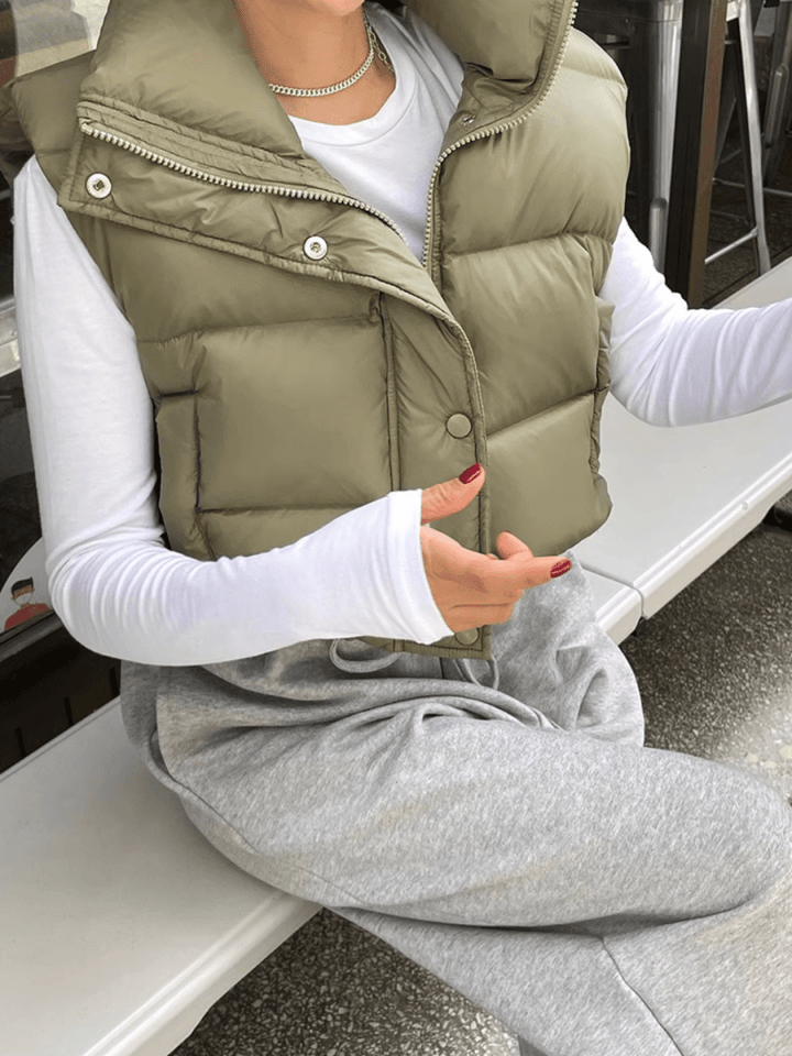 ショートダウンベスト CH491 - Chamule