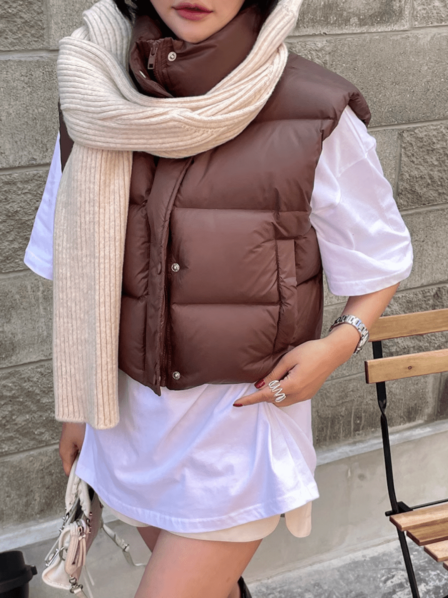 ショートダウンベスト CH491 - Chamule