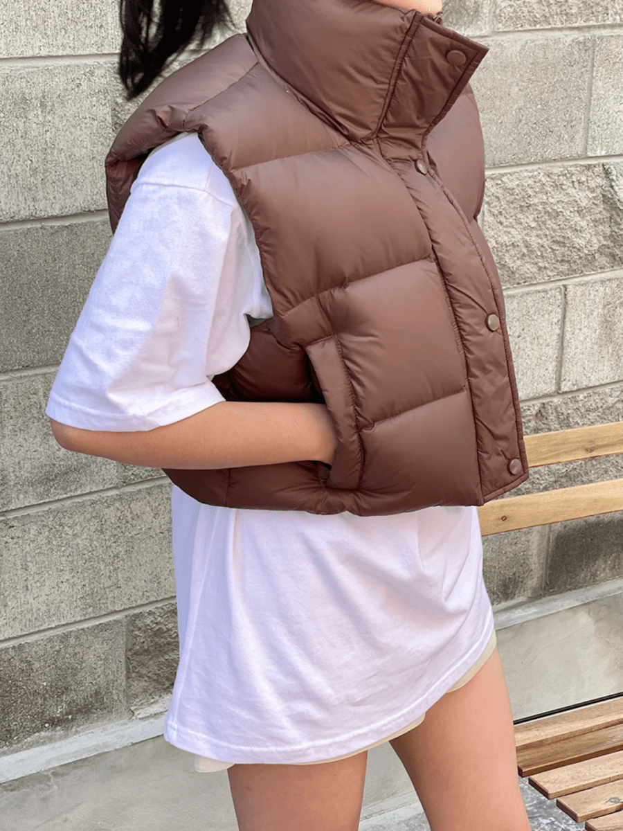 ショートダウンベスト CH491 - Chamule