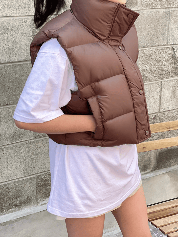 ショートダウンベスト CH491 - Chamule