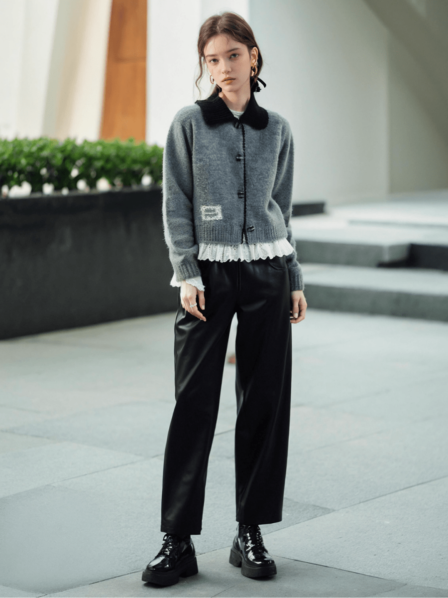 グレーニットゴルフセーター CH748 - Chamule グレーニットゴルフセーター CH748 - Chamule