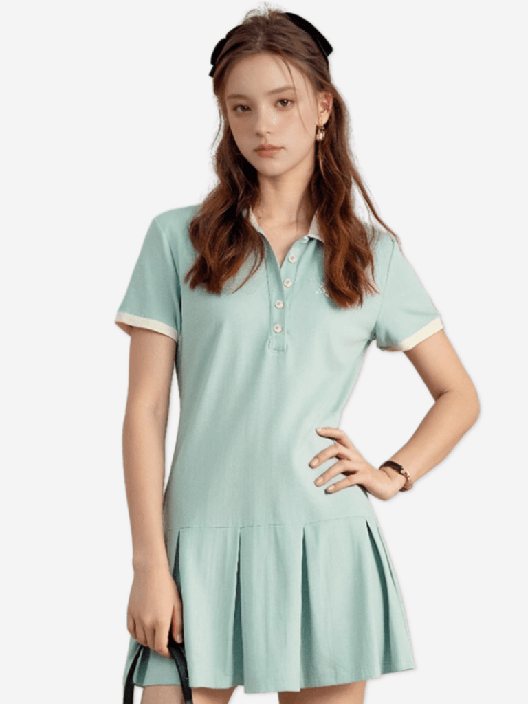 フレンチブルーゴルフポロカラー CH767 - Chamule