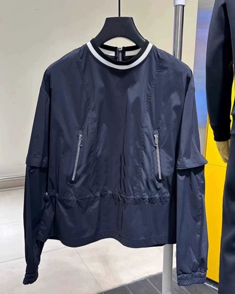 バックジップデザインジャケット 長袖　CH774 - Chamule