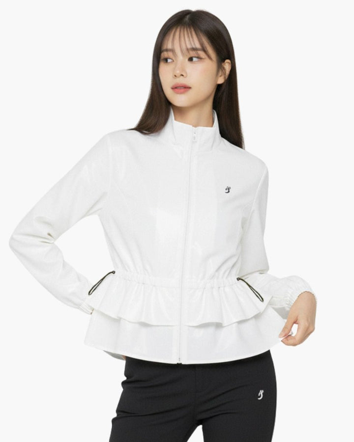 ウエストフリル ペプラムジャケット　CH775 - Chamule