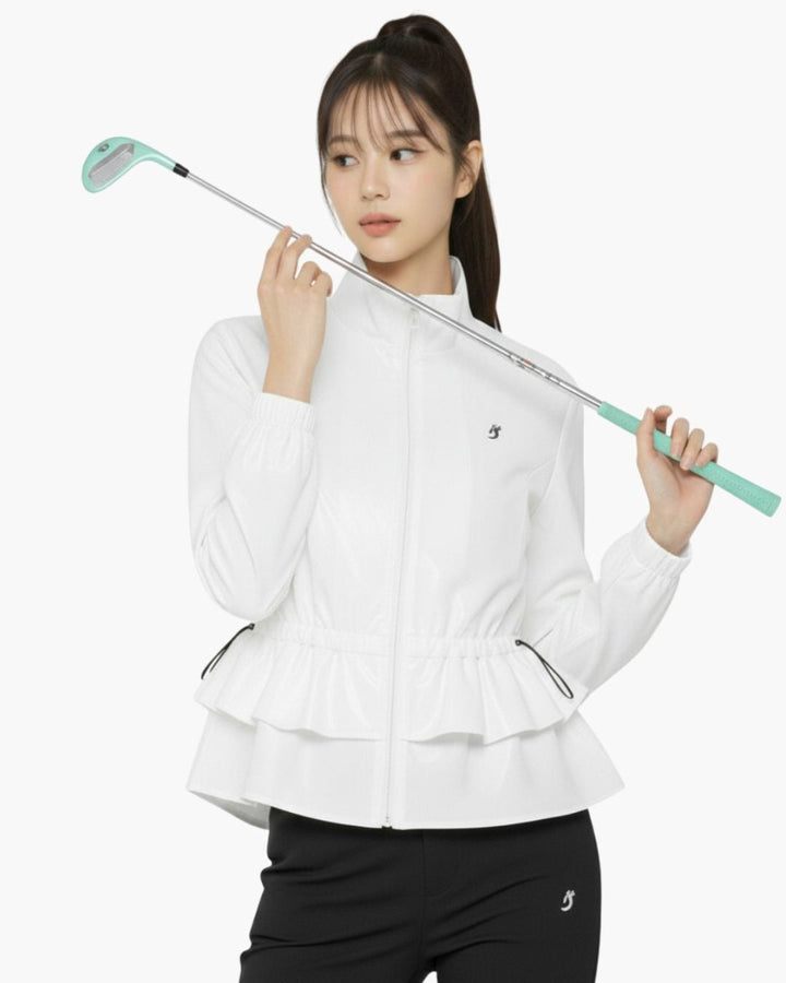 ウエストフリル ペプラムジャケット　CH775 - Chamule