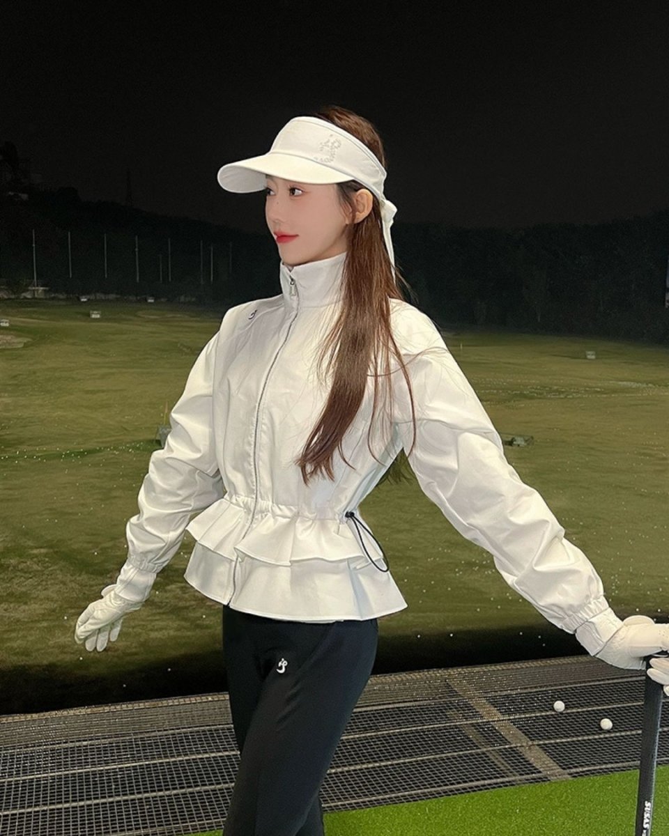 ウエストフリル ペプラムジャケット　CH775 - Chamule