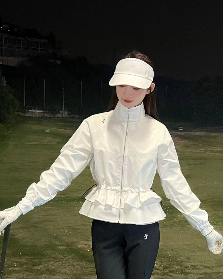 ウエストフリル ペプラムジャケット　CH775 - Chamule