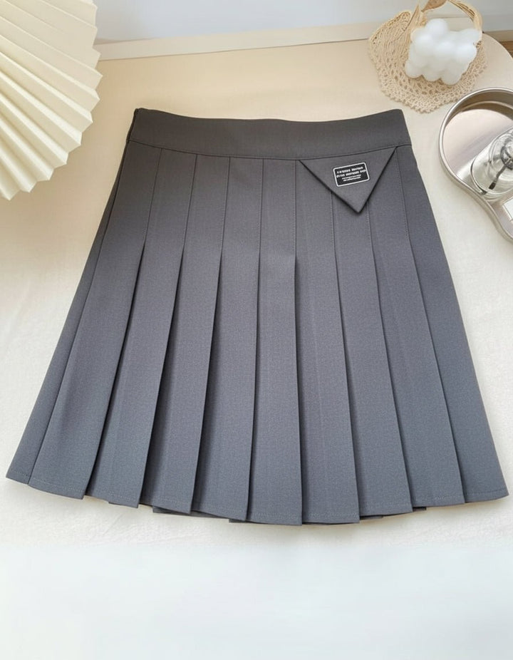 ハイウエストプリーツスカート インナーパンツ付き　CH790 - Chamule