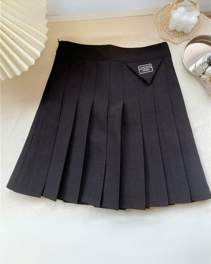 ハイウエストプリーツスカート インナーパンツ付き　CH790 - Chamule