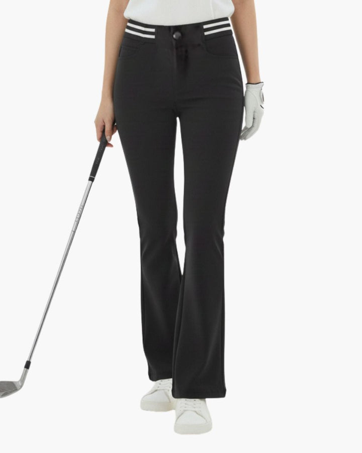 美脚フレアパンツ　ウエストライン　CH793 - Chamule