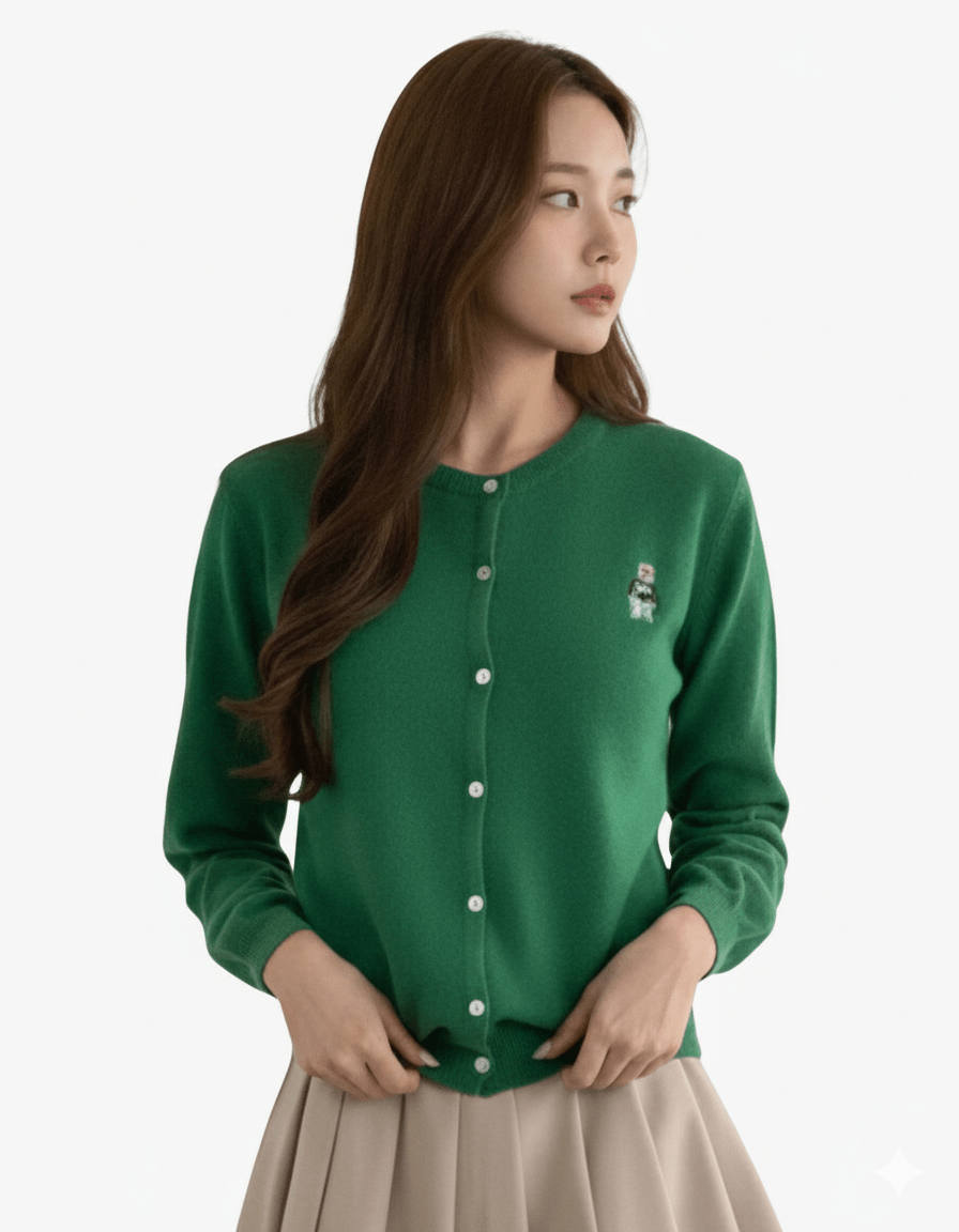 ゴルフニットラウンドカーディガン　CH800 - Chamule