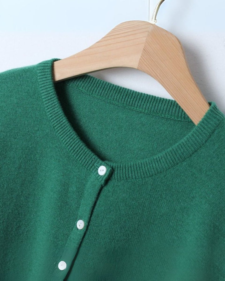 ゴルフニットラウンドカーディガン　CH800 - Chamule