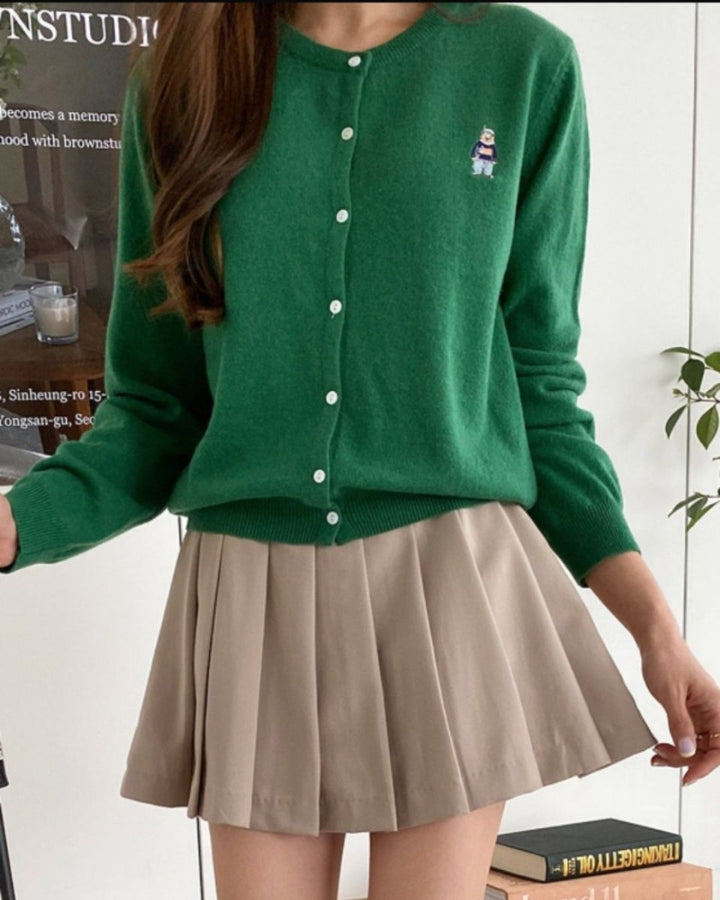 ゴルフニットラウンドカーディガン　CH800 - Chamule