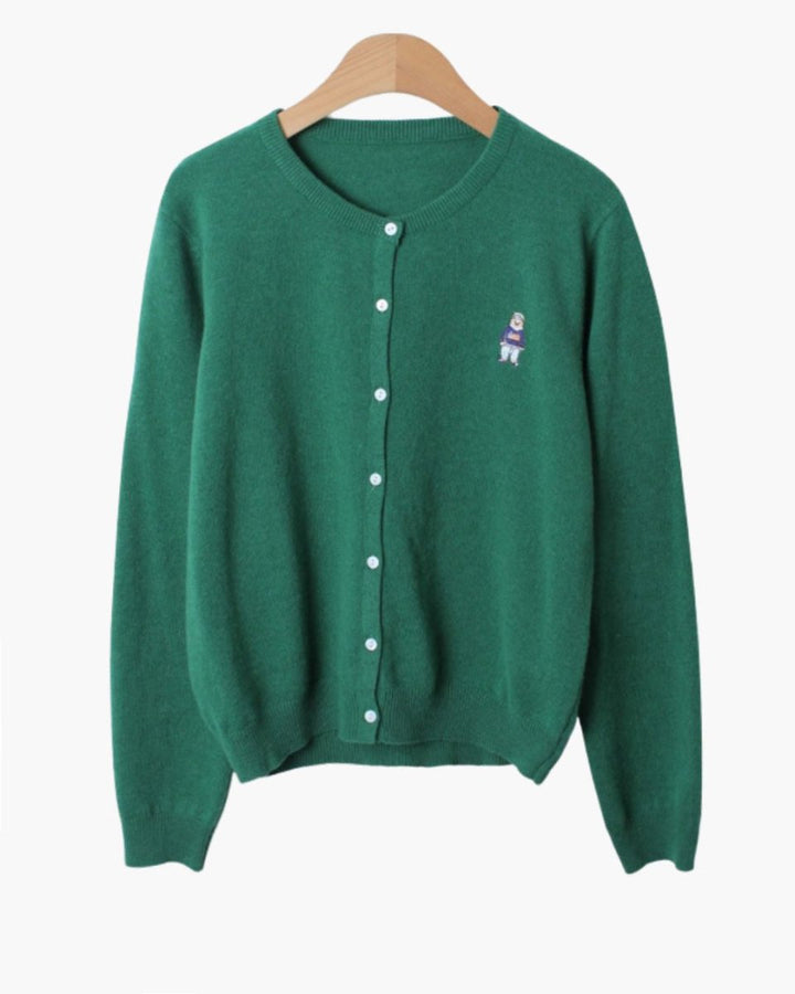 ゴルフニットラウンドカーディガン　CH800 - Chamule